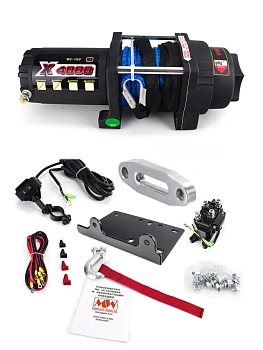 Лебедка Master Winch MW X 4000 S с синтетическим тросом для установки на квадроциклы и снегоходы